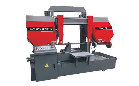 岳阳楼龙门带锯床运行中途停止切割产生的原因是什么？